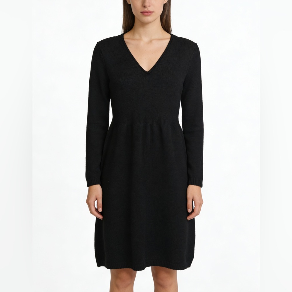 NWT Calvin Klein Long Sleeves Ribbed Knit Jumper Sweater Dress